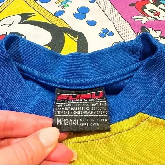 Vintage Kids FUBU Vintage League 1991 Long Sleeve Jersey Size YL (14/16) - Picture 5 of 14